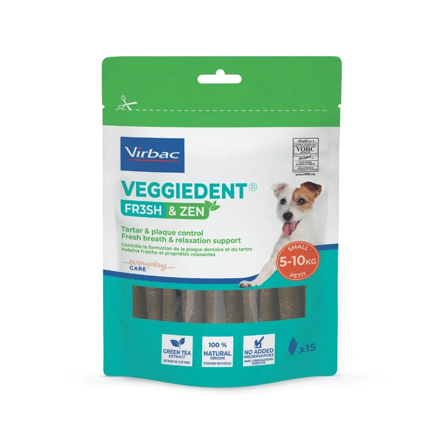 15 barritas Virbac Láminas Veggiedent Zen S para perros - Image 2
