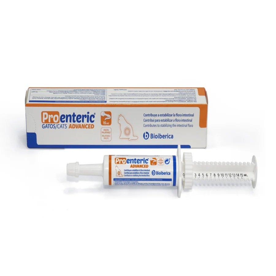 15 ml Bioiberica Pro-Enteric Advanced Probióticos Pasta para gatos