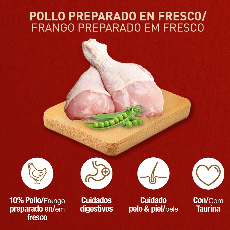 2.5 kg Catxtreme Senior Sterilised Pollo y Guisantes pienso para gatos - Image 2