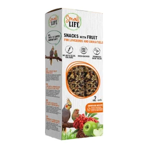 Small Life Barritas Snack con Fruta para agapornis y ninfas
