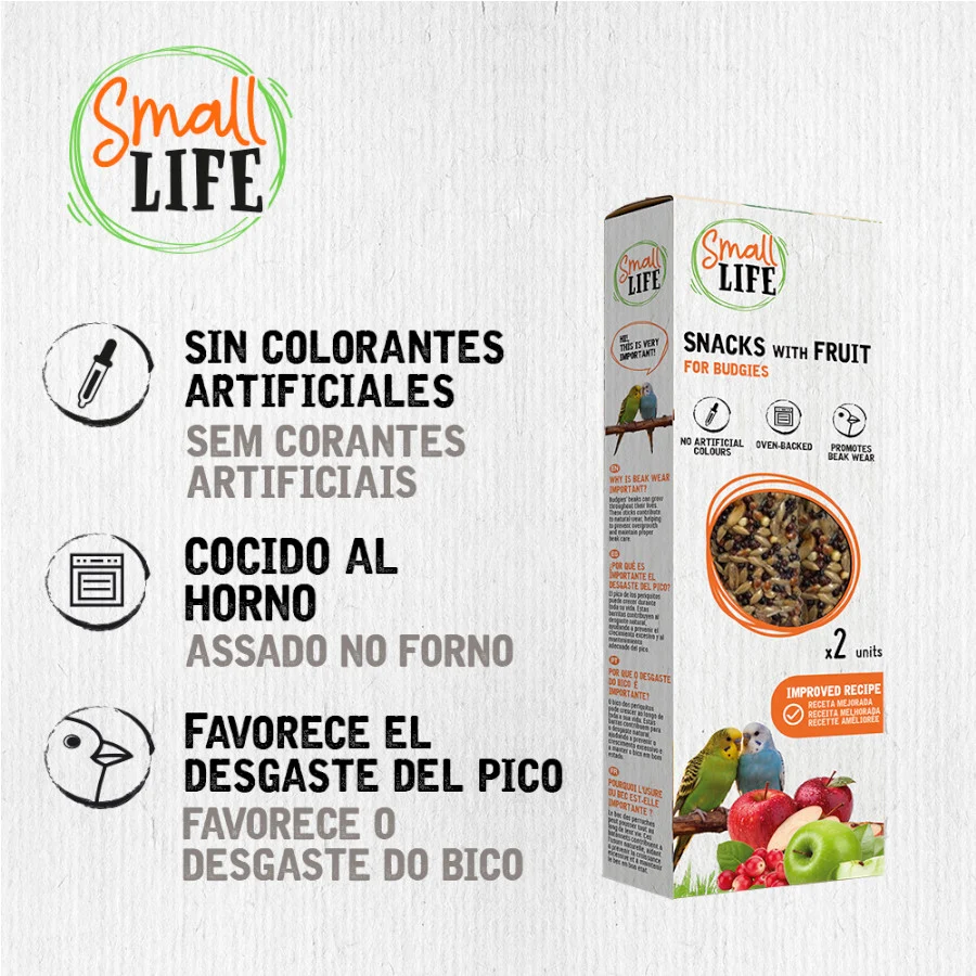 Small Life Barritas Snack con Fruta para periquitos - Image 2