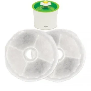2 Filtros de Repuesto para Bebedero Flower Fountain 3 l CATIT