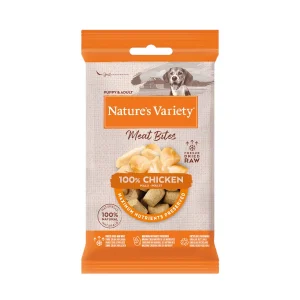 Nature's Variety Bocaditos Meat Bites Pollo Liofilizado para perros
