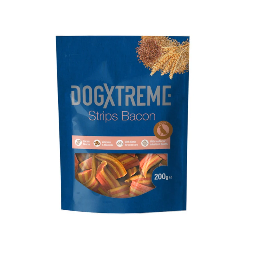200 g Dogxtreme Tiras de Bacon snack para perros