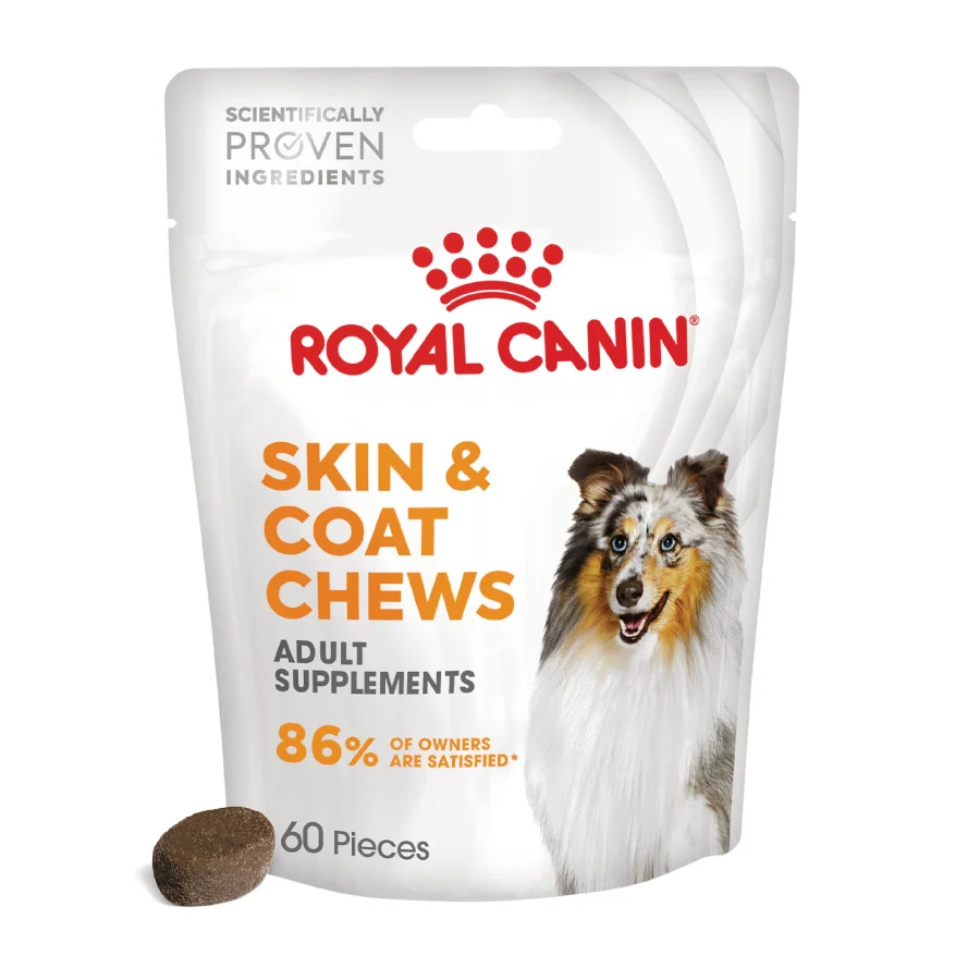 240 g Royal Canin Skin & Coat Chews Adult Suplemento nutricional para perros