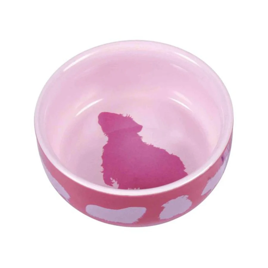 250 ml Trixie Motivos Cobayas Comedero de Cerámica para roedores - Image 2