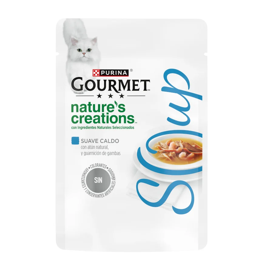40 g Gourmet Nature's Creations Sopa de Atún para gatos