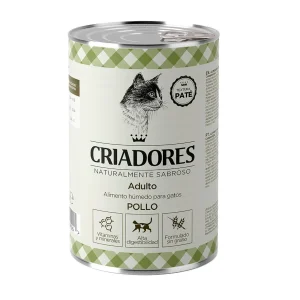 Criadores Adulto Pollo Lata para Gatos