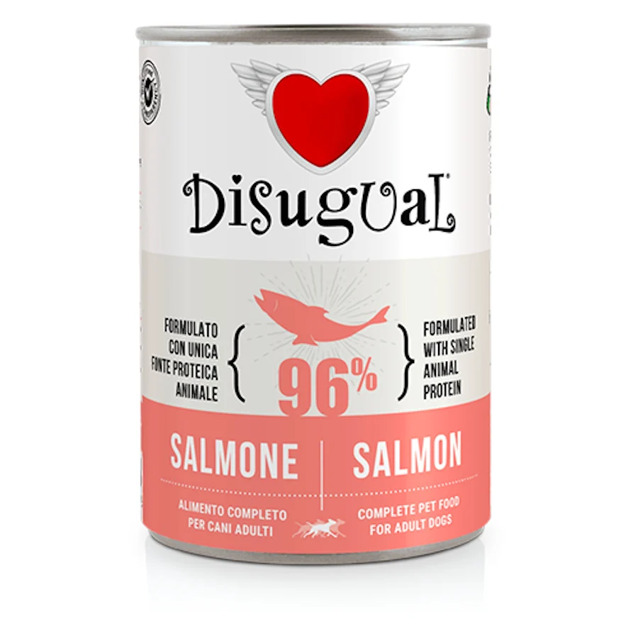 400 g Disugual Salmón en Paté Lata para perros