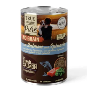 True Origins Pure con Salmón lata para cachorros
