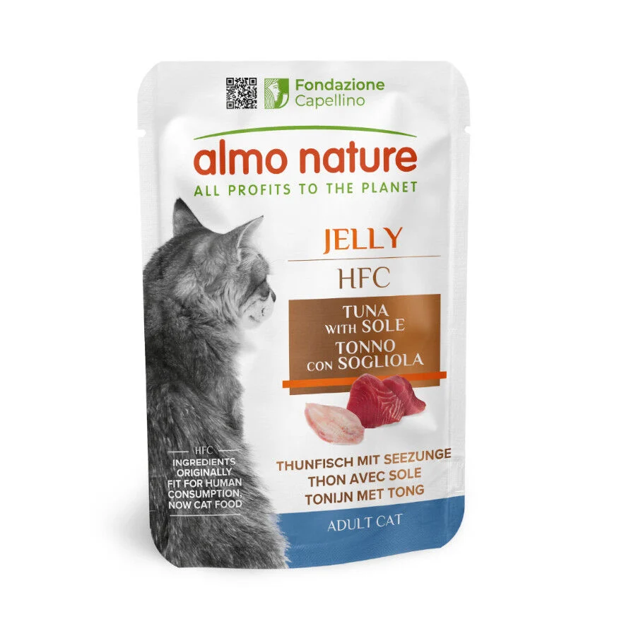 50 g Almo Nature HFC Hydration Help Caldo de Salmón sobre para gatos - Image 2