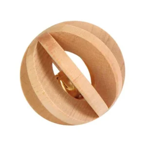 Trixie Bola de Madera con Cascabel juguete para roedores