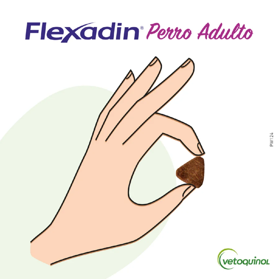 60 comprimidos Vetoquinol Flexadin Adult Condroprotector para perros - Image 2