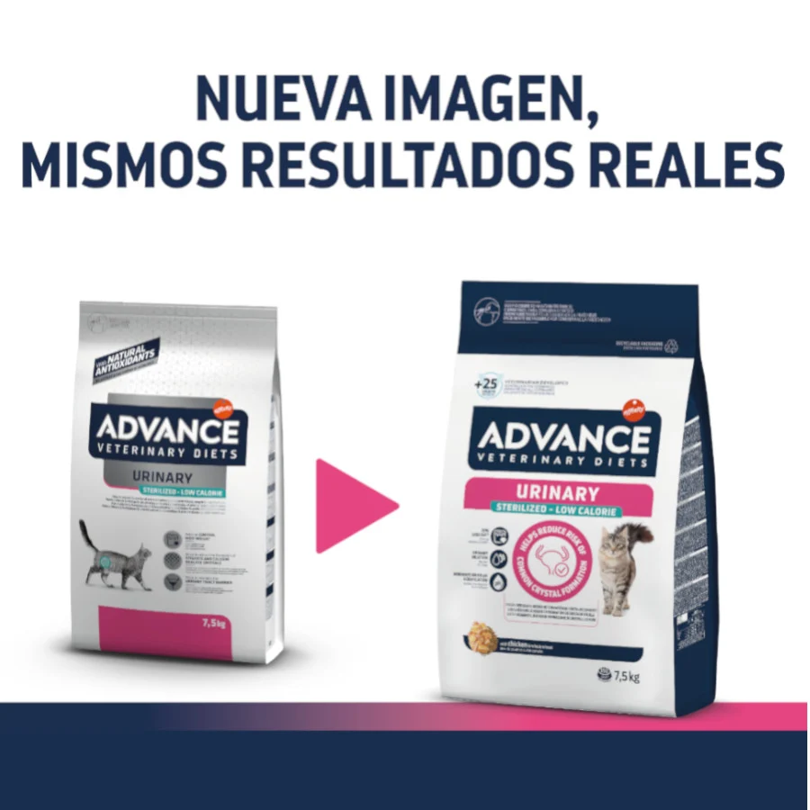 Advance Veterinary Diets Urinary Sterilized Low Calorie pienso para gatos - Image 2