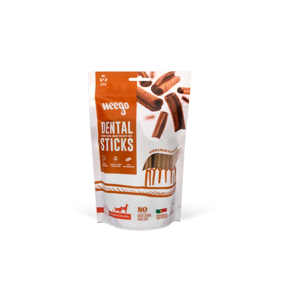 7 barritas x 12.5 cm Weego Snacks Dentales Large Canela para perros