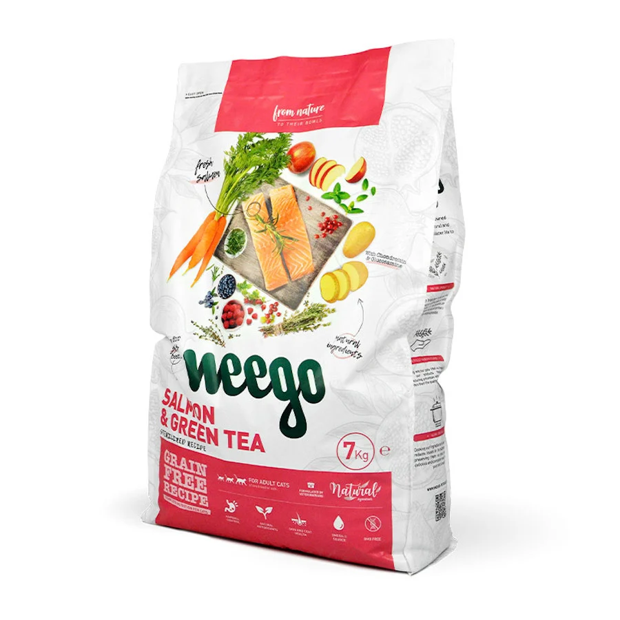 7 kg Weego Salmón y Té Verde pienso para gatos - Image 2