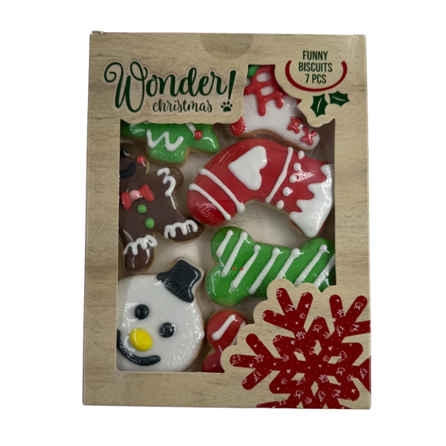 7 uds. Wonder Christmas Galletas Funny para perros