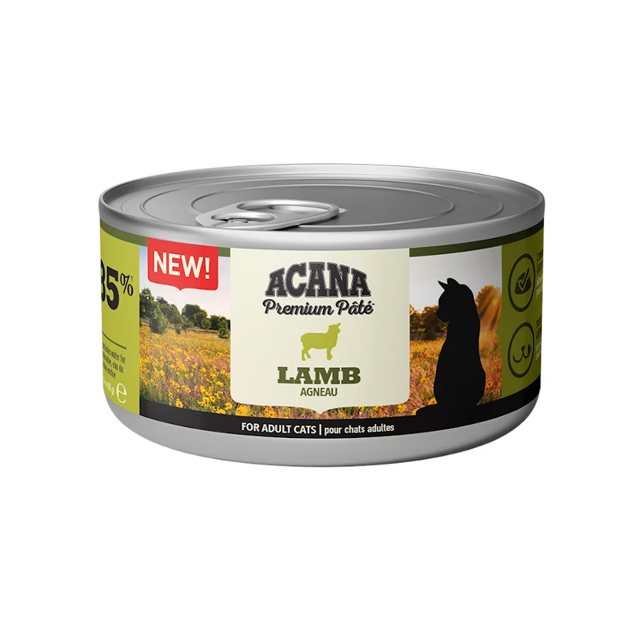 85 g Acana Premium Paté Cordero lata para gatos