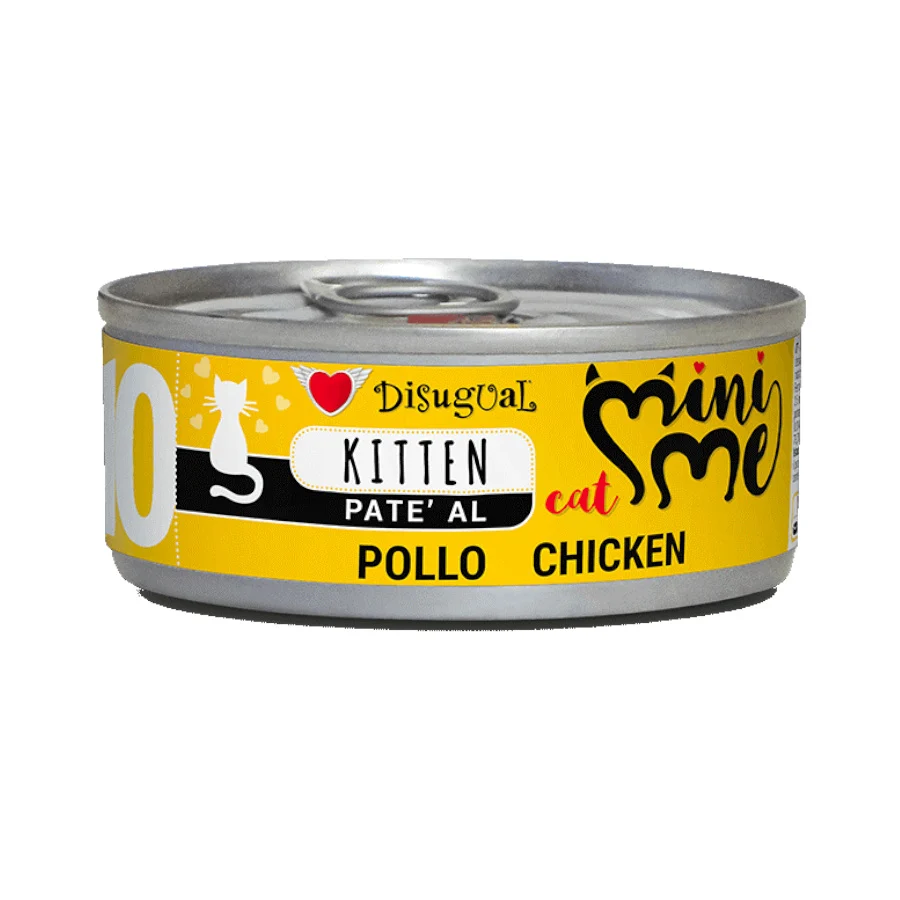 85 g Disugual Mini Me 10 Kitten Pollo en Paté lata para gatos