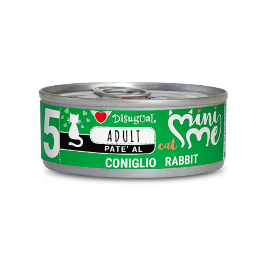 85 g Disugual Mini Me 5 Conejo en Paté Lata para gatos
