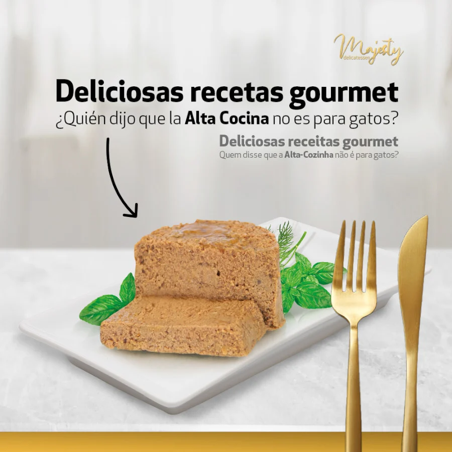 Majesty Adult Mousse de Salmón y Pescado del Océano lata para gatos - Image 2