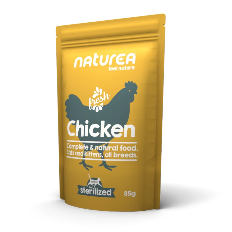 85 g Naturea Esterilizado Pollo sobre para gatos