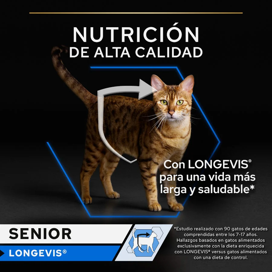 85 g Pro Plan Senior 7+ LONGEVIS Mousse con atún para gatos - Image 2