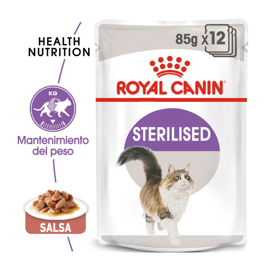 Royal Canin Feline Sterilised Salsa sobres para gato - Image 2