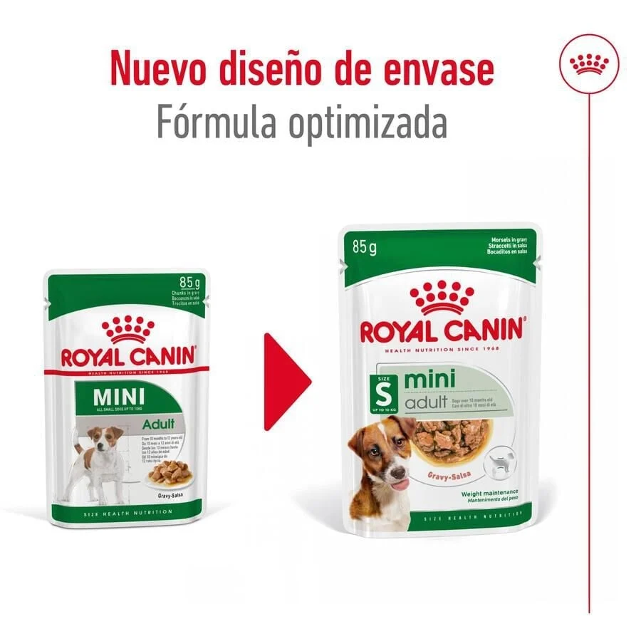 Royal Canin Mini Adult sobre en salsa para perros - Image 2