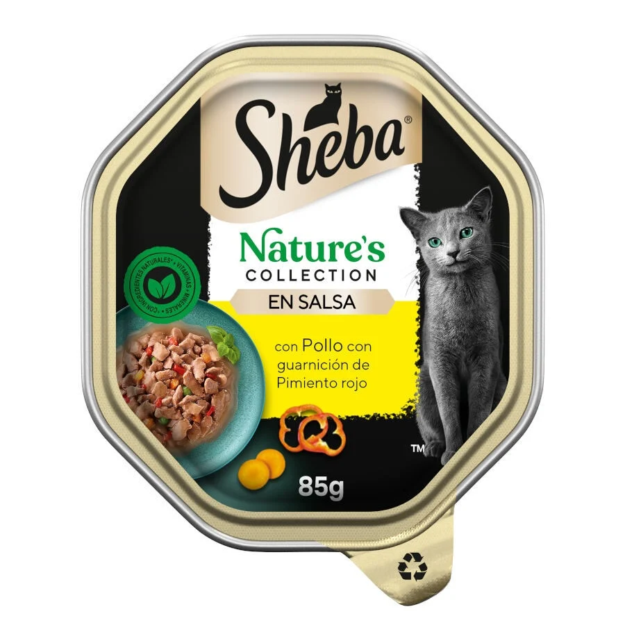 85 g Sheba Nature Collection Pollo en Salsa tarrina para gatos