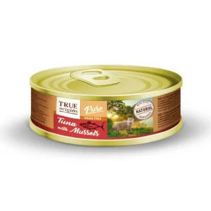 True Origins Pure Adult Atún con Mejillones lata para gatos