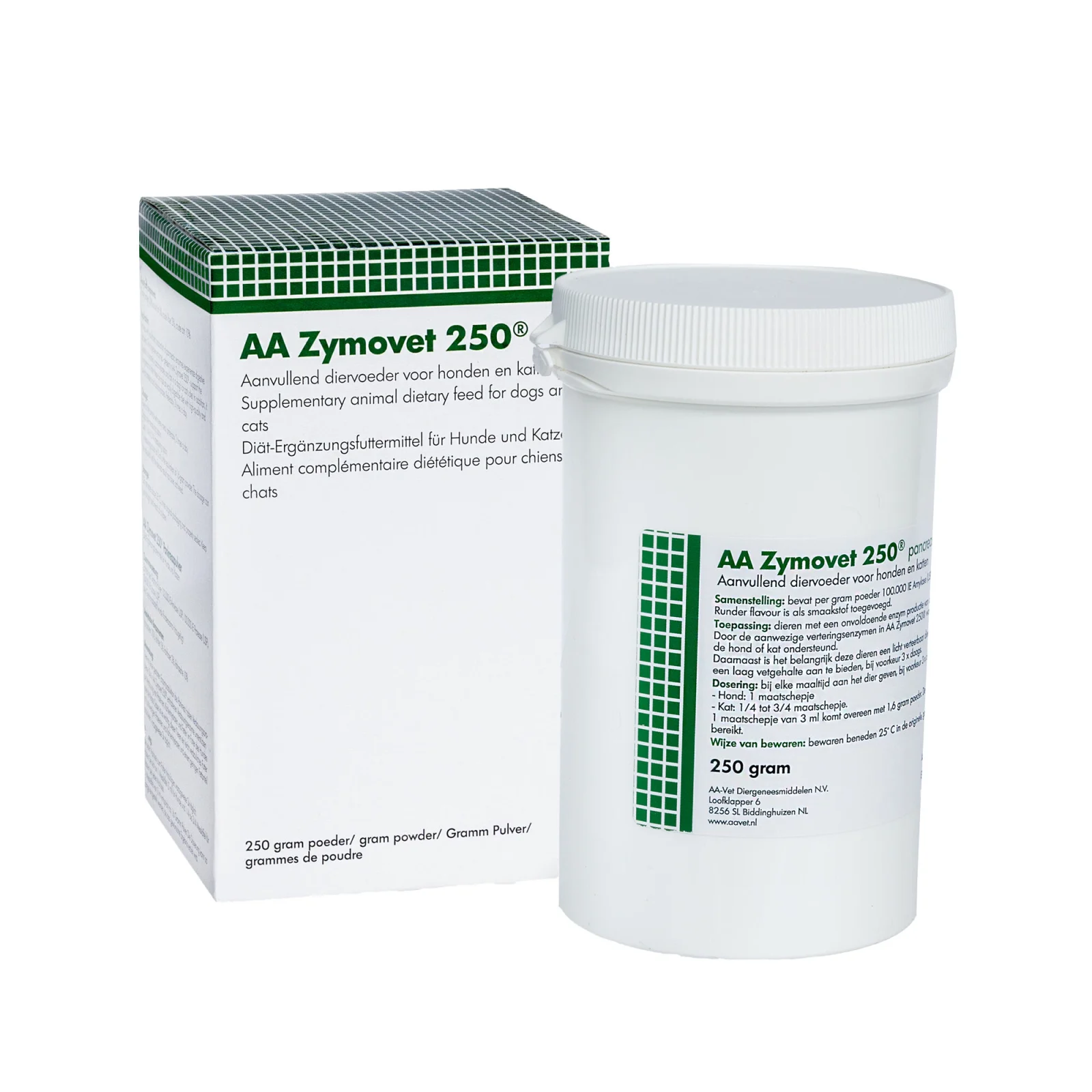 AA Zymovet 250 Polvo de páncreas