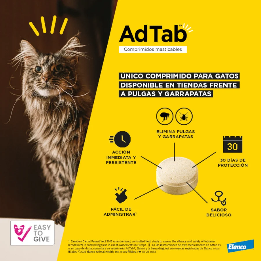 AdTab Comprimidos Masticables Antiparasitarios para gatos - Image 2