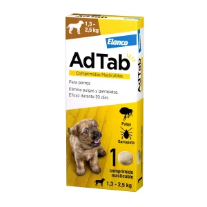 AdTab Comprimidos Masticables Antiparasitarios para perros