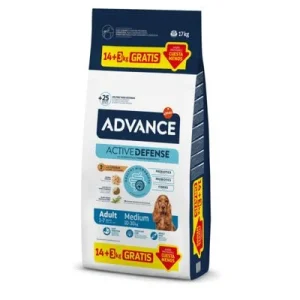 Advance 17 kg pienso para perros: 14 + 3 kg ¡gratis! Medium Adult (14 kg + 3 kg ¡gratis!)