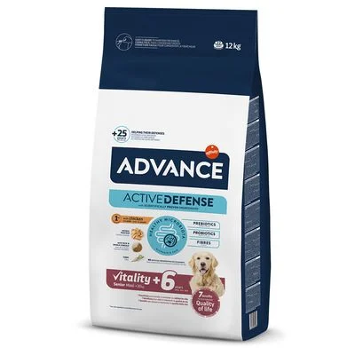 Advance Maxi + 6 Senior con pollo 12 kg