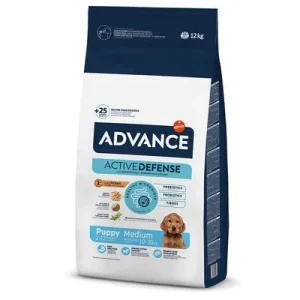Pack Ahorro: Advance 2 x 7,5 a 15 kg Puppy Medium pollo y arroz (2 x 12 kg)