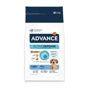 Advance Mini Light pollo y arroz 1,5 kg
