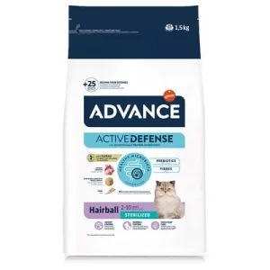 Advance Sterilized Hairball con pavo 1,5 kg