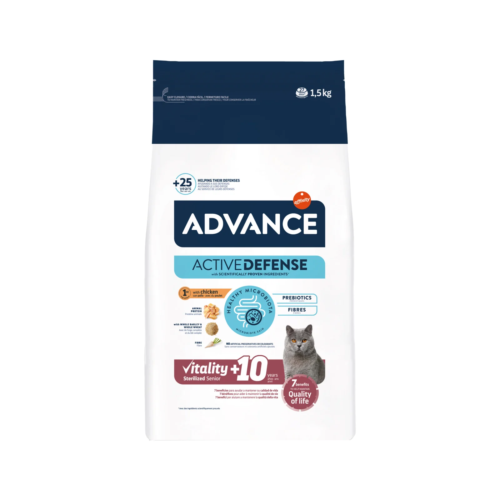 Affinity Advance Vitality Sterilized Senior +10 - Gato