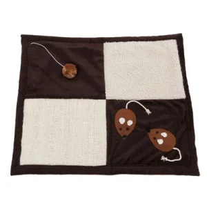 Alfombrilla rascador Patchwork para gatos 58 x 49 cm (L x An)