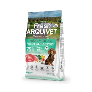Alimento Semihúmedo Mini Cerdo Ibérico Arquivet Fresh 1kg / 2.5kg – 75% Carne Fresca e Increíble