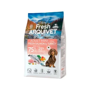 Alimento Semihúmedo para Perros Mini Arquivet Fresh Salmón y Pavo