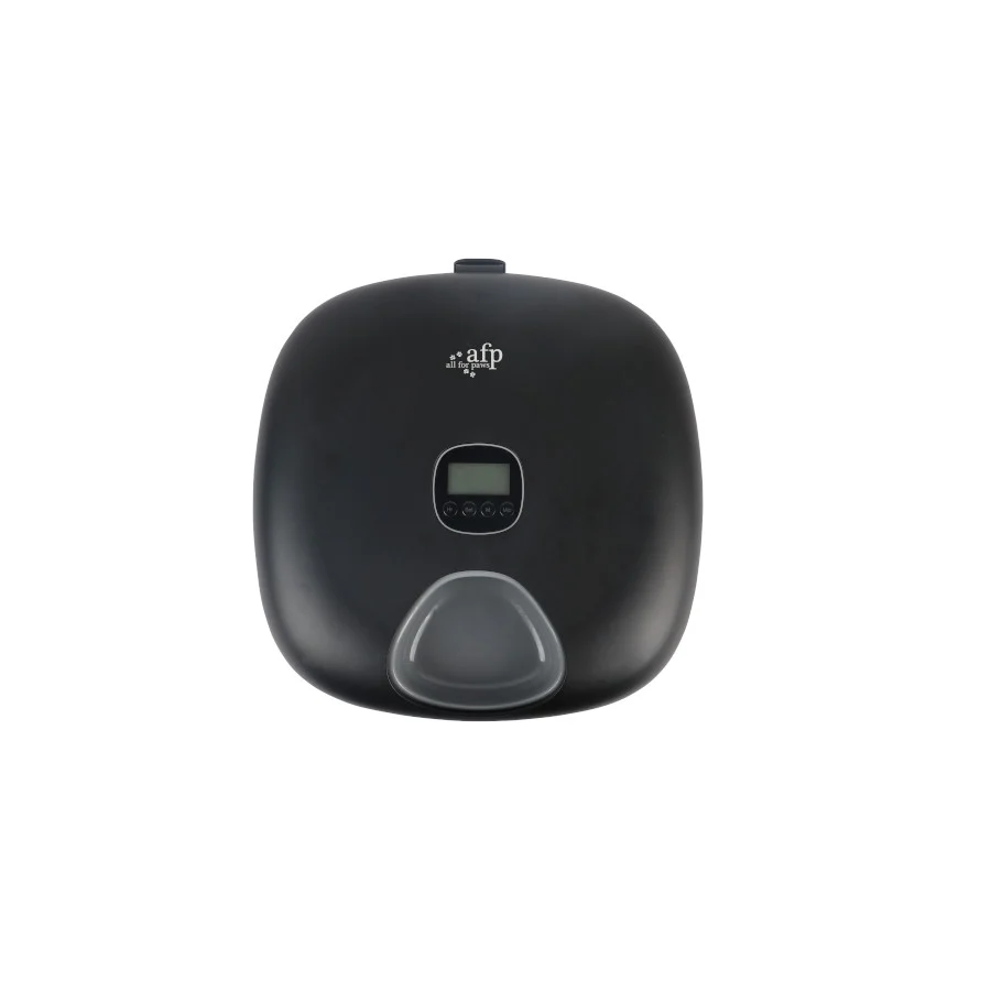 All For Paws Lifestyle Comedero Automático Negro para perros y gatos - Image 2