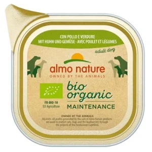 Almo Nature BioOrganic Maintenance 12 x 100 g - Pack Ahorro Pollo con verduras