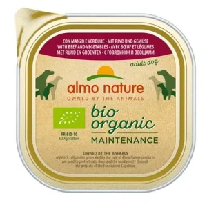Almo Nature BioOrganic Maintenance 27 x 300 g - Pack Ahorro Con vacuno ecológico y verduras ecológica