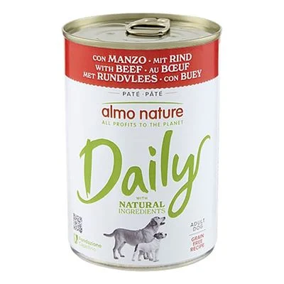 Almo Nature Daily 12 x 400 g - Pack Ahorro Vacuno