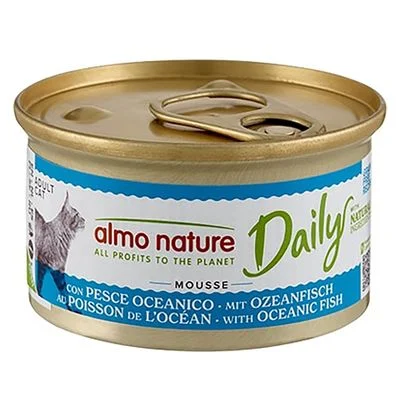 Almo Nature Daily Menu 24 x 85 g - Pack Ahorro Mousse con pescado del océano