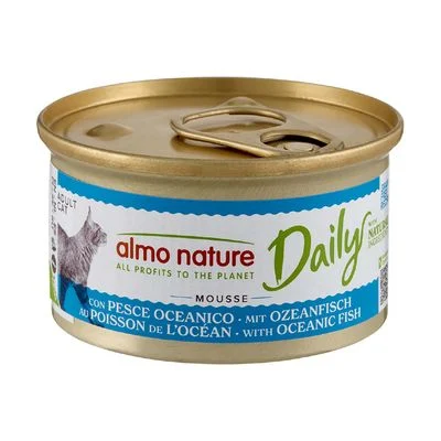 Almo Nature Daily Menu 6 x 85 g Mousse con pescado del océano