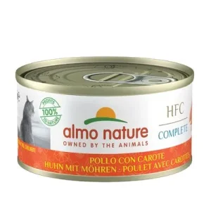 Almo Nature HFC Complete 24 x 70 g - Pack Ahorro Pollo con zanahoria
